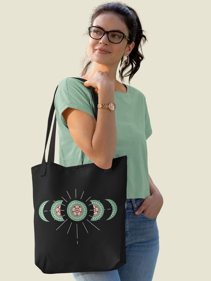 Mon Phase Mahjong Shoulder Tote Bag for Board Gamers product image (1)