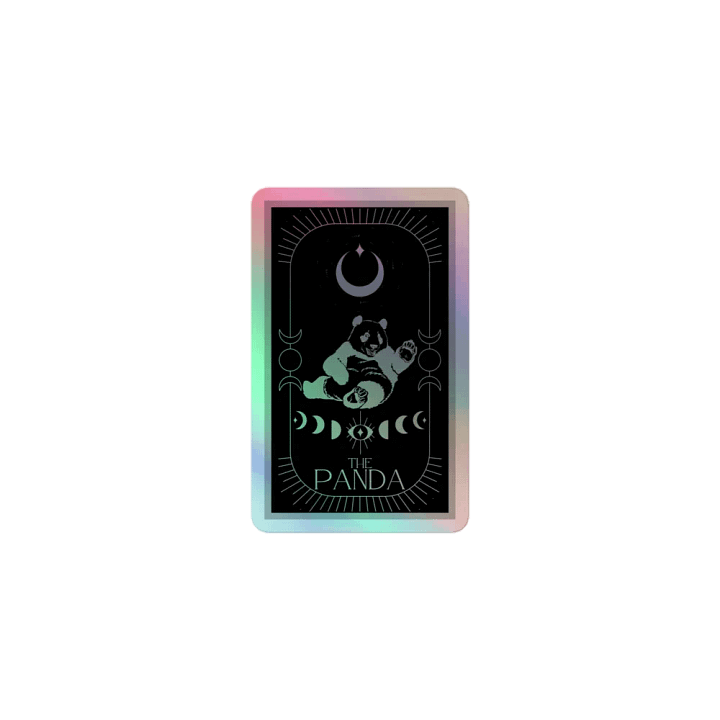 The Panda Holographic Sticker product image (1)