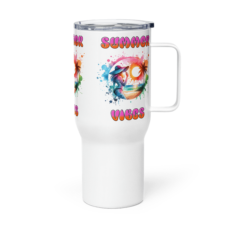 Tropical Summer Vibes Travel Mug product image (4)