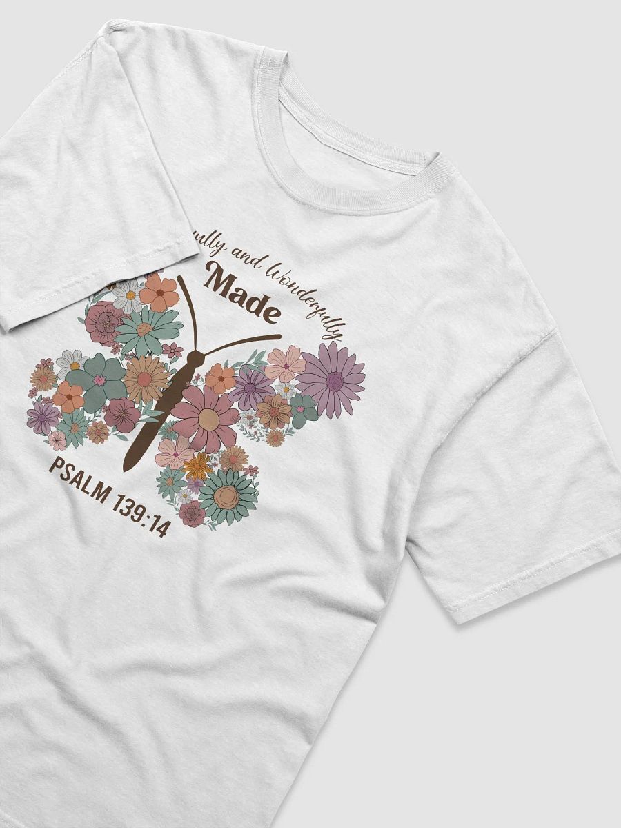 Fearfully & Wonderfully Made - Psalm 139:14 Unisex Heavyweight T-Shirt product image (3)