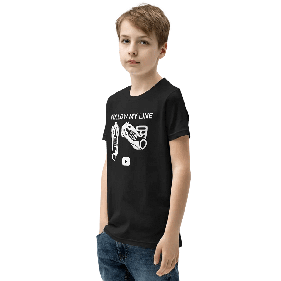 Follow My Line Youth Logo T-Shirt product image (8)
