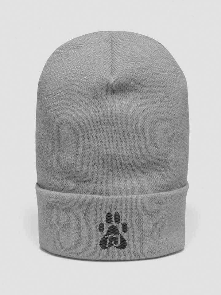 TJ Paw Cuffed Beanie 2 (black detail) product image (4)