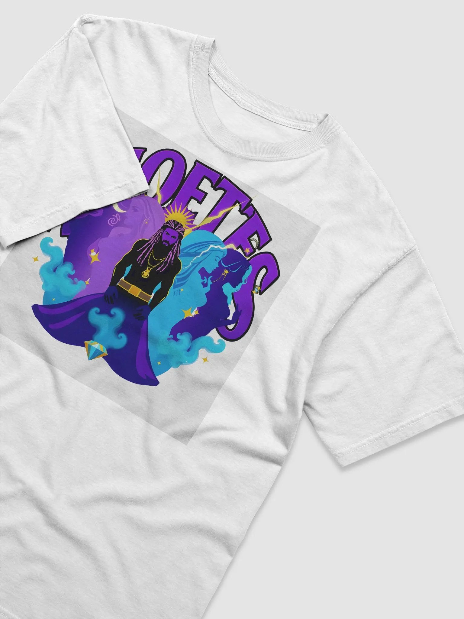 DHP Purple & Gold Moettes Comfort Tee product image (3)