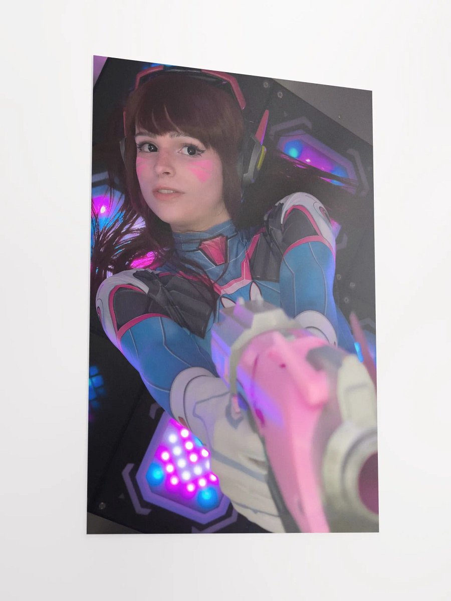 D.va Cosplay Poster Print product image (3)
