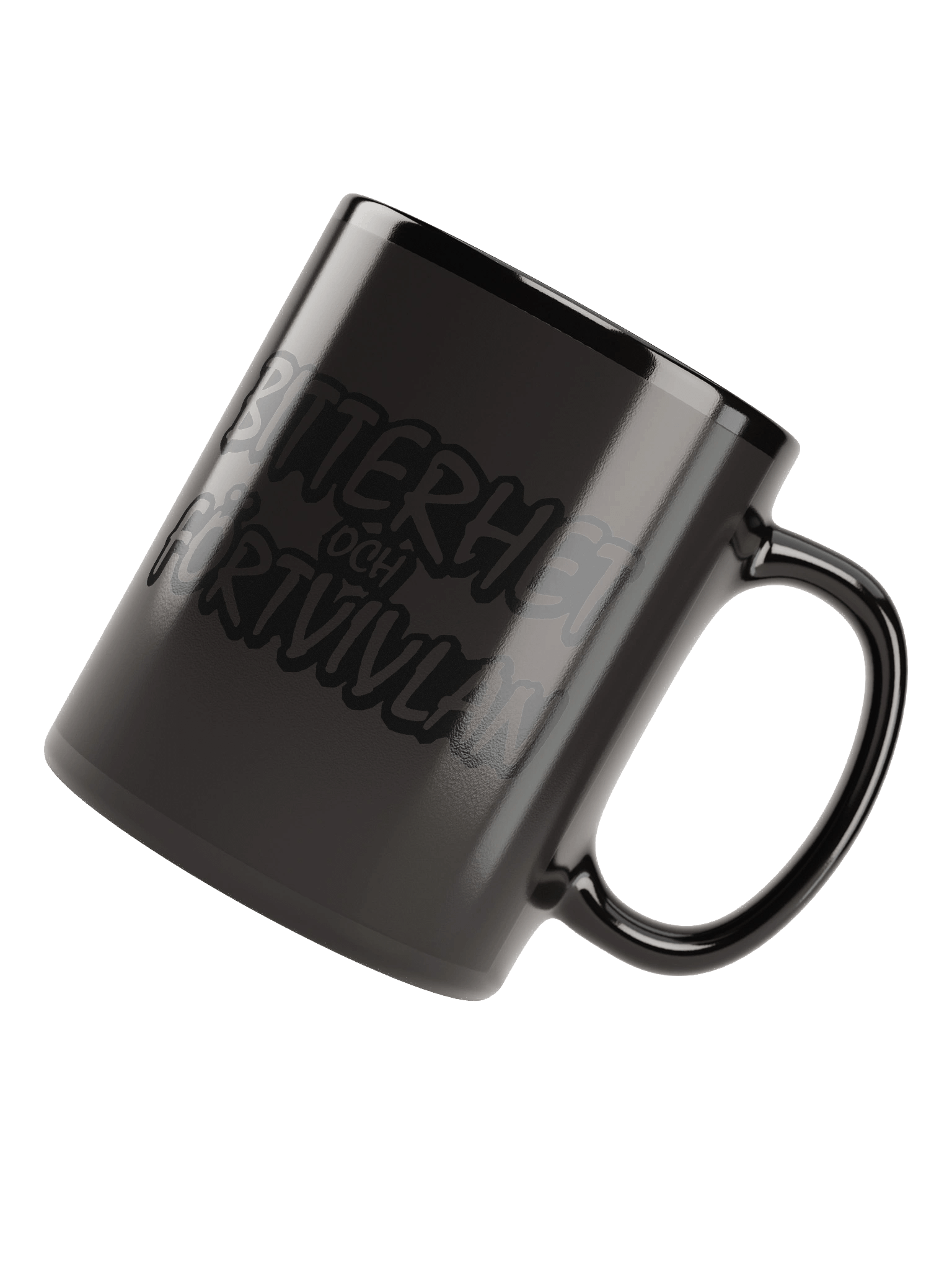 BITTERHET & FÖRTVIVLAN - BLACK MUG product image (4)