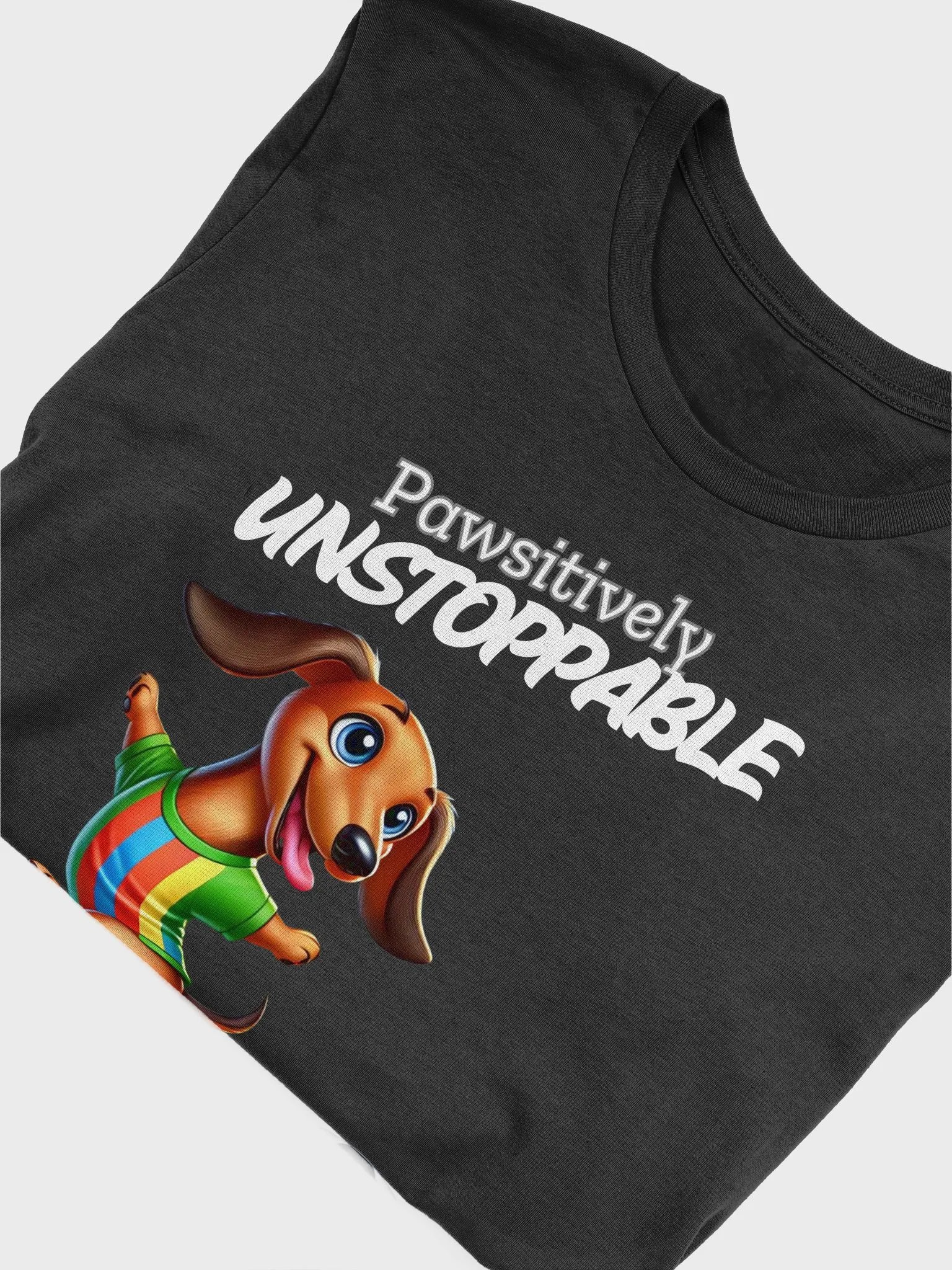 Pawsitively Unstoppable – Soccer Dachshund Tee product image (5)