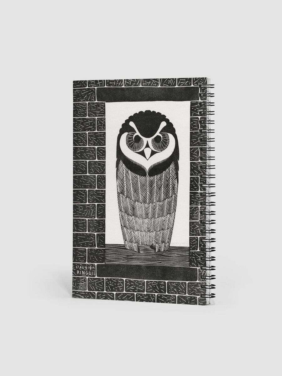 Ringuil: Samuel Jessurun de Mesquita Owl Spiral Notebook product image (2)