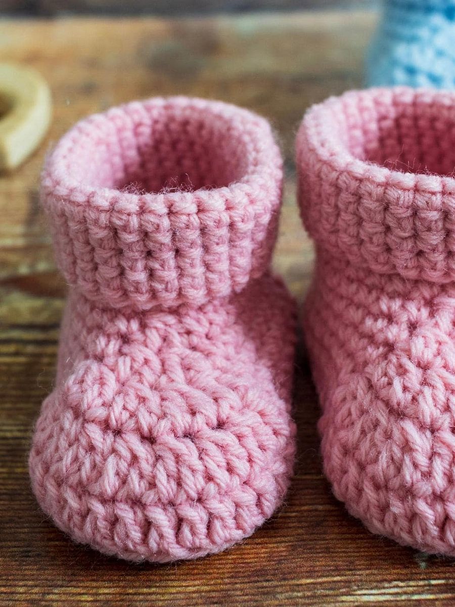 Crochet Pattern: Fast Baby Booties product image (4)