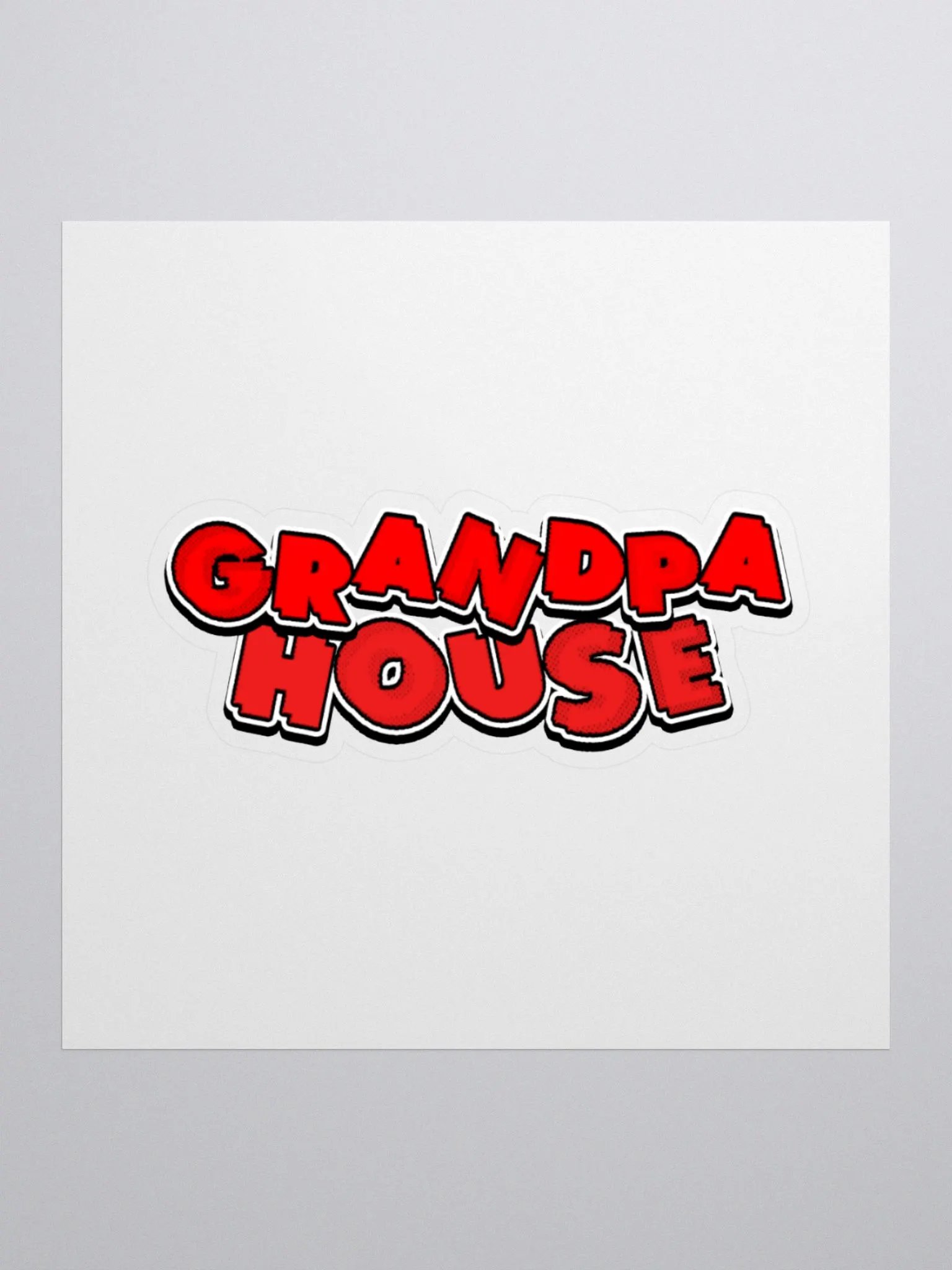 Grandpa House Sticker product image (1)
