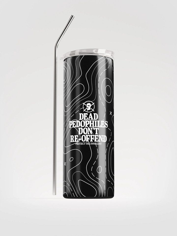 Dead Peds Steel Topographic Tumbler product image (1)