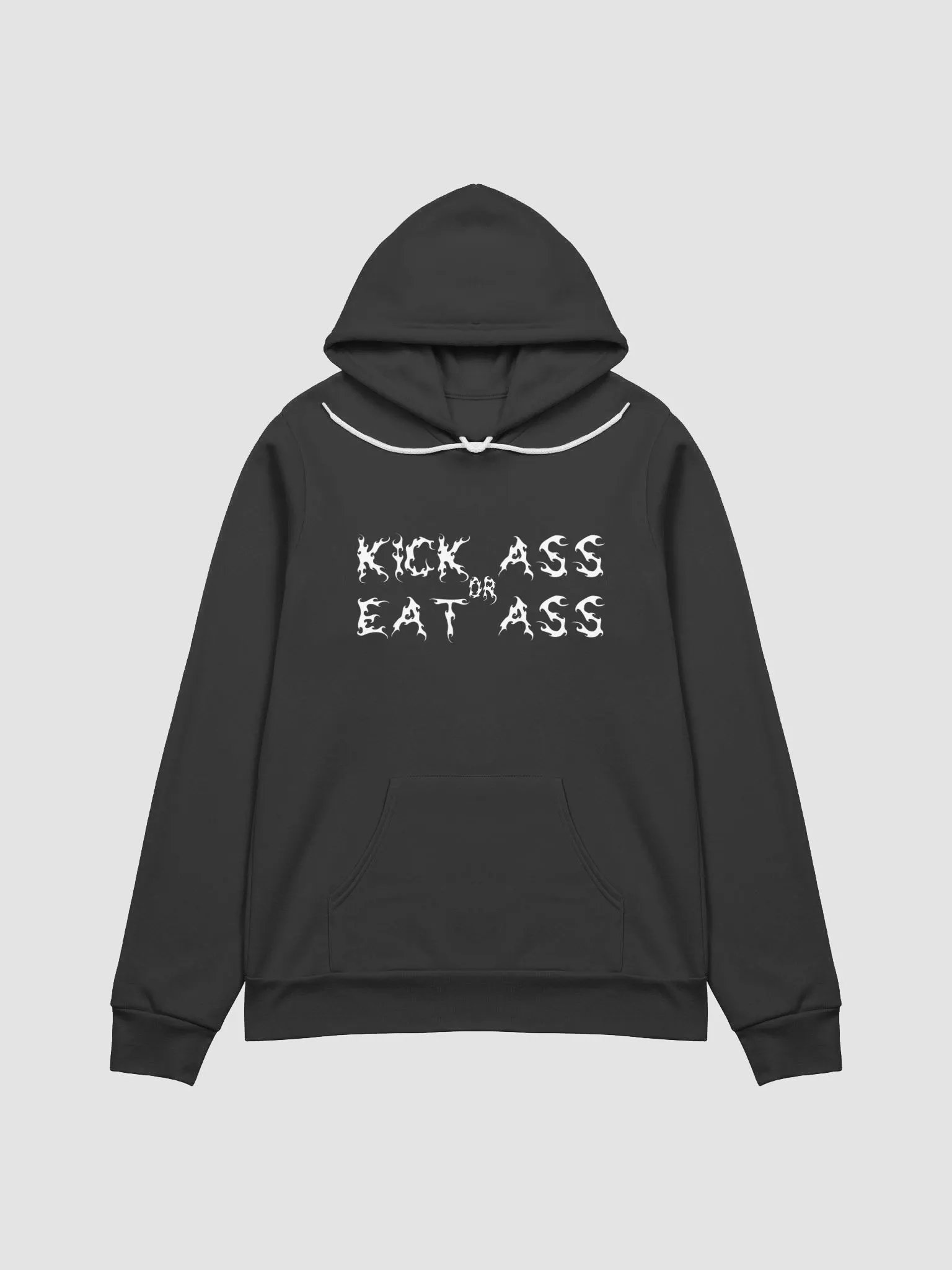 Kick Ass Or Eat Ass Hoodie (Black) product image (1)