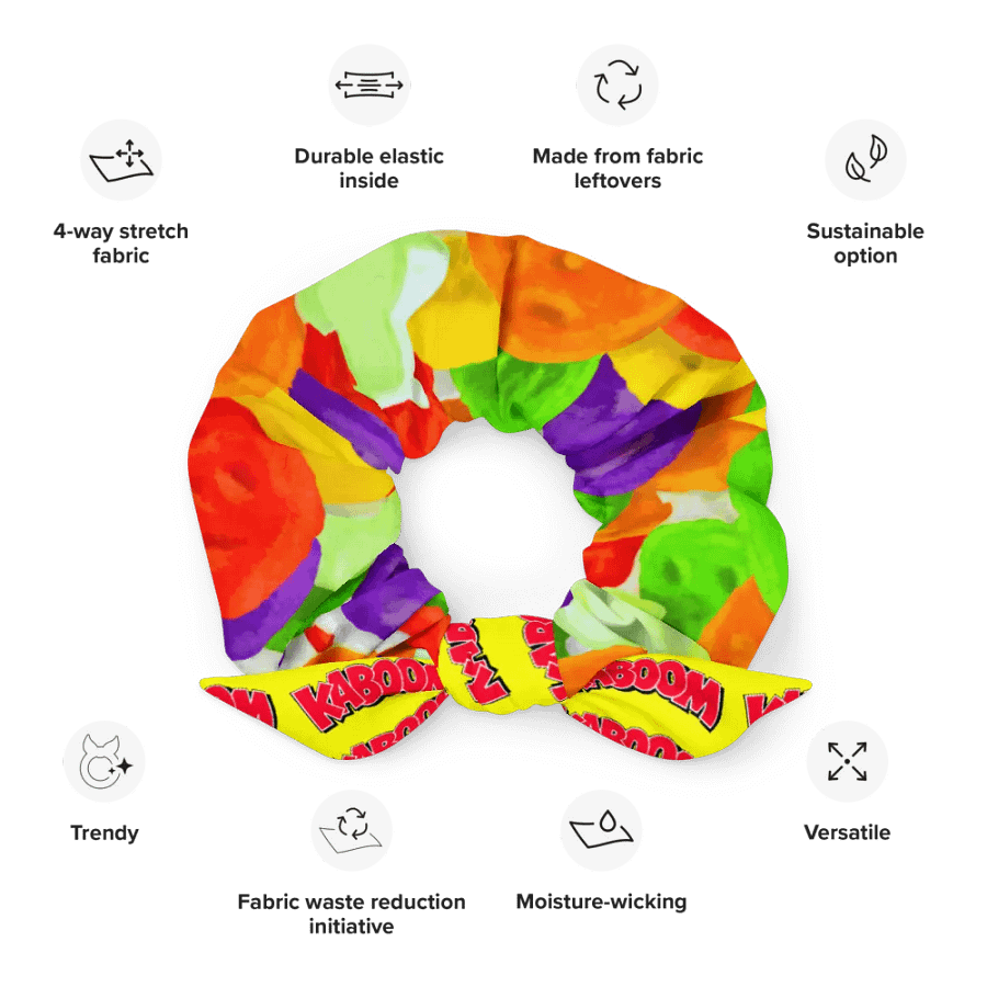 🥣 Saturday Morning Breakfast Kaboom! Scrunchie 🥣 product image (6)