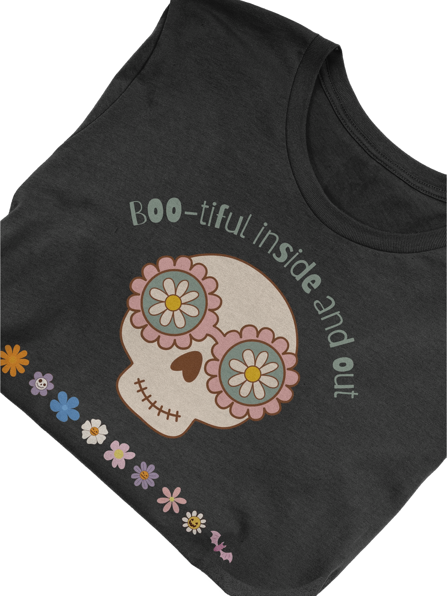 Boo-tiful inside and out T-Shirt product image (3)