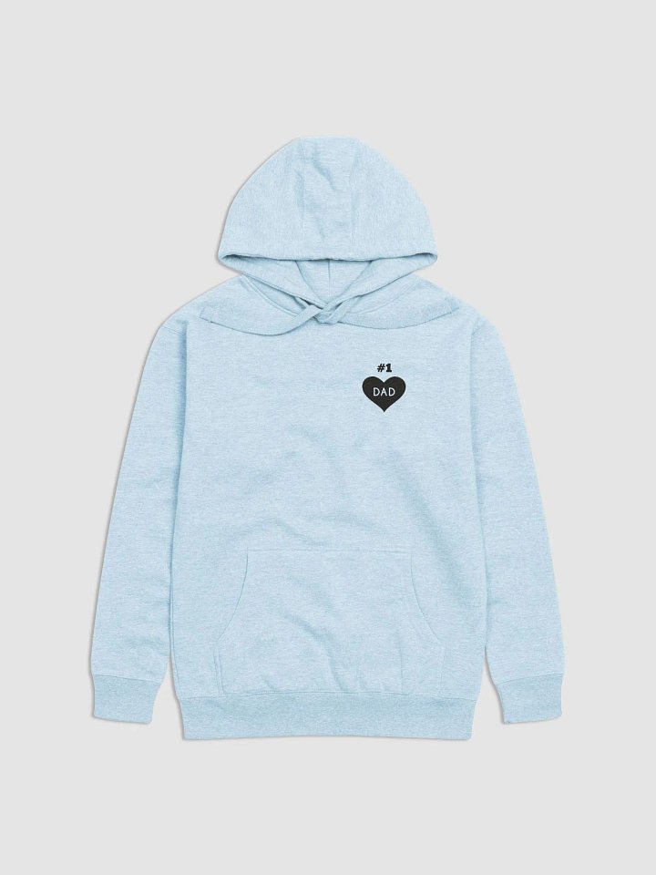 Number One Dad Heart Hoodie product image (2)