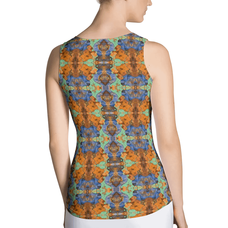 Beach Design - Yellow-Green-Blue Collection - All-Over Print Women's Tank Top product image (3)