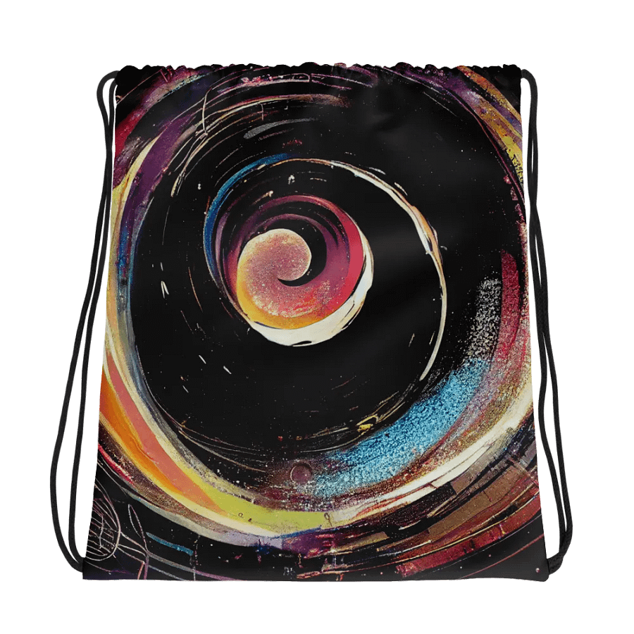Spiral Motion Drawstring Backpack product image (1)