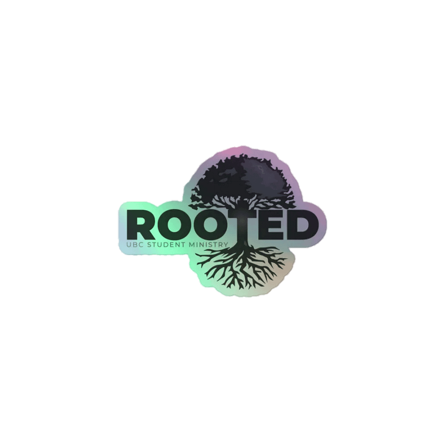 Rooted Student Ministry Holographic Sticker Sheet product image (1)