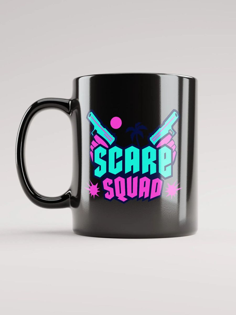 SCARE SQUAD GLOSSY BLACK MUG product image (6)