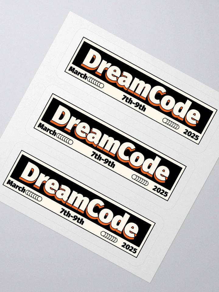 DreamCode 2025 Sticker Pack product image (2)