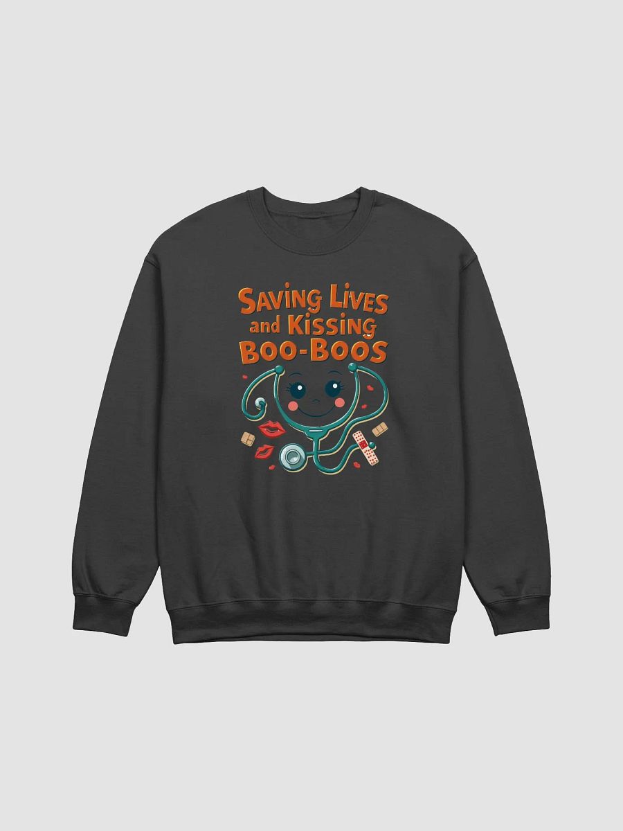 Smiling Stethoscope Crewneck Sweatshirt product image (7)