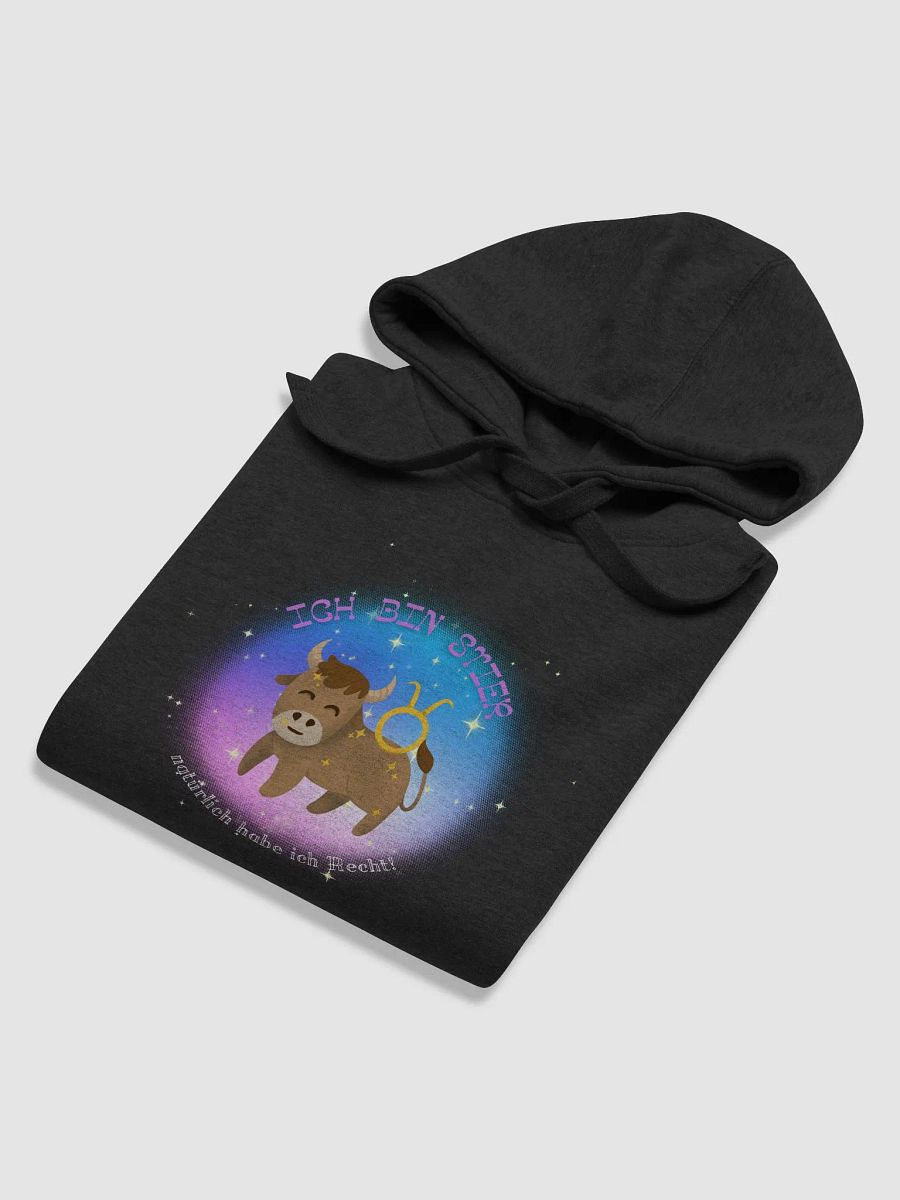Ich bin Stier Hoodie Kaputzenpullover product image (6)
