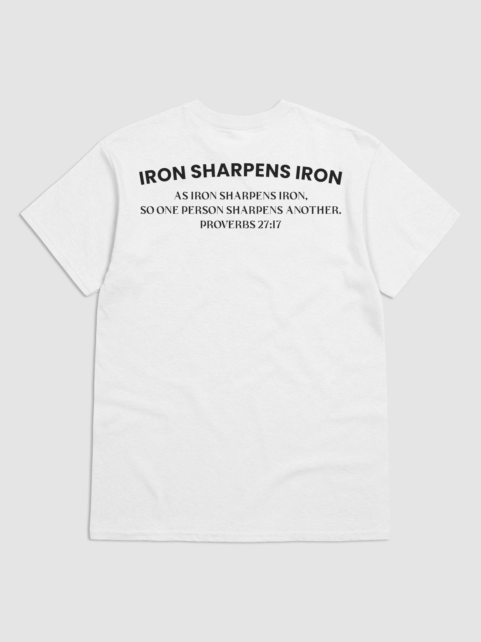 Beards for Jesus - Iron Sharpens Iron - Black Logo product image (114)