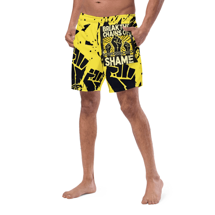 Liberation Fist All-Over Swim Trunks product image (2)