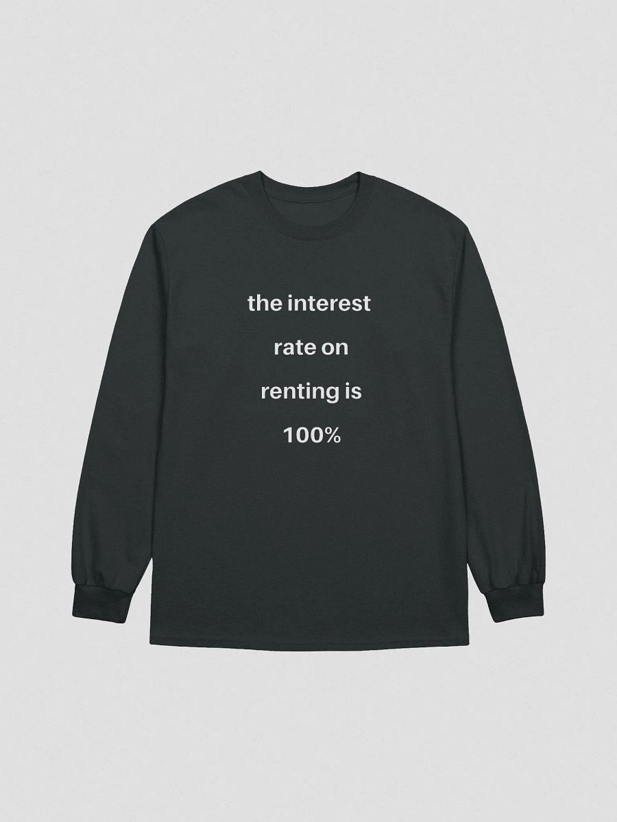 The Interest Rate on Renting - UNISEX product image (1)
