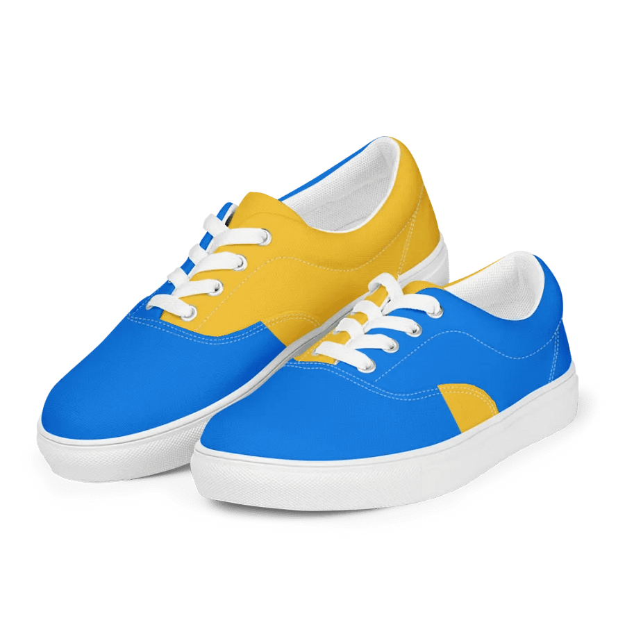 Sunshine Yellow Canvas: Men's Lace-Up Shoes product image (3)