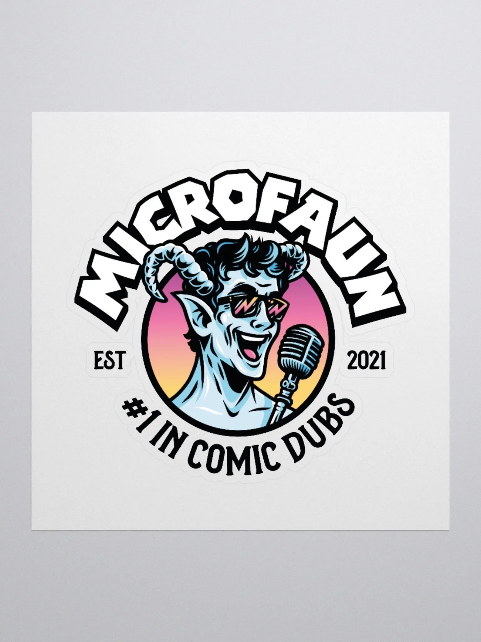Microfaun FULL Logo - Sticker product image (1)