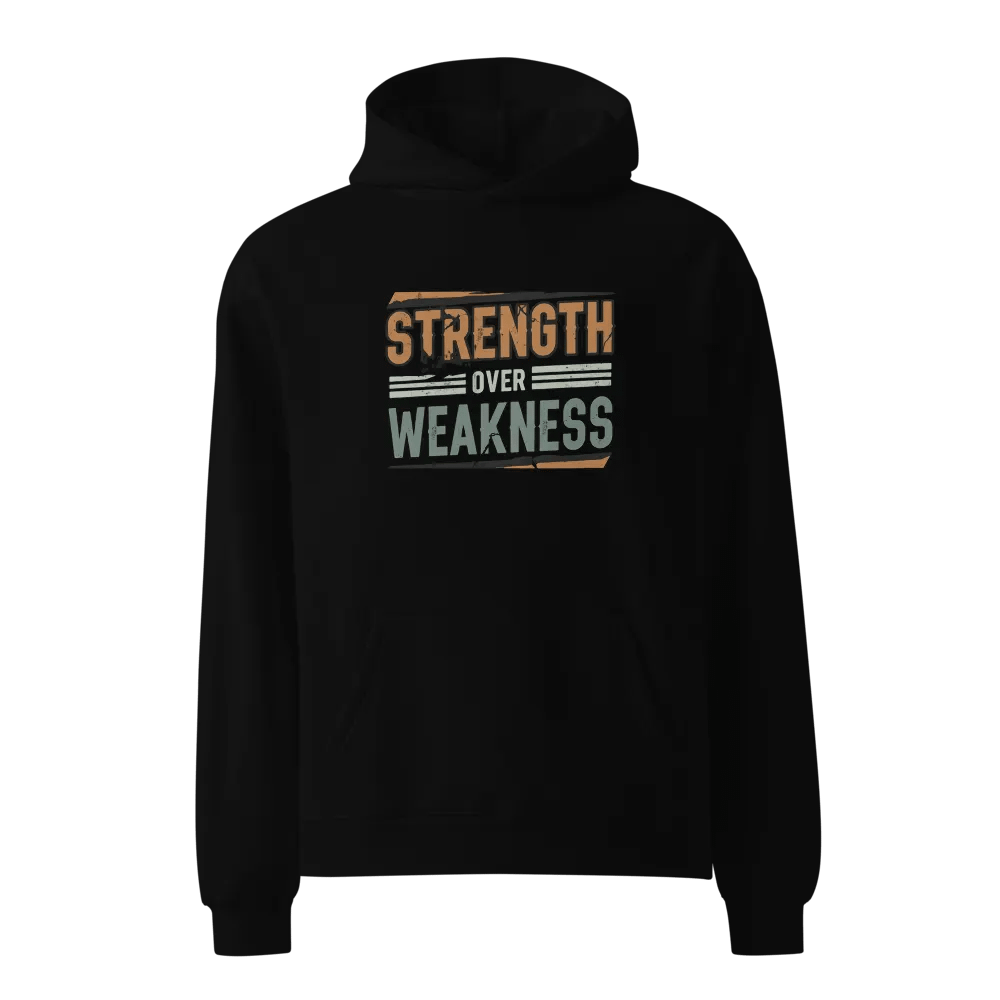 Strength Over Weakness Distressed Hoodie product image (1)