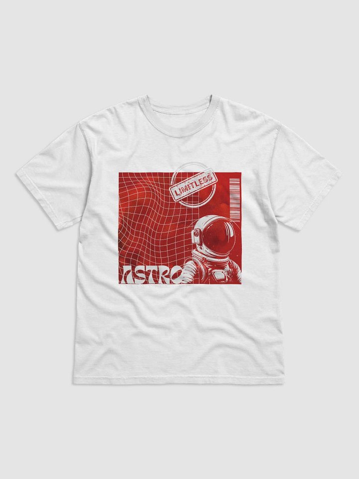 Red Astronaut Graphic T-shirt product image (45)