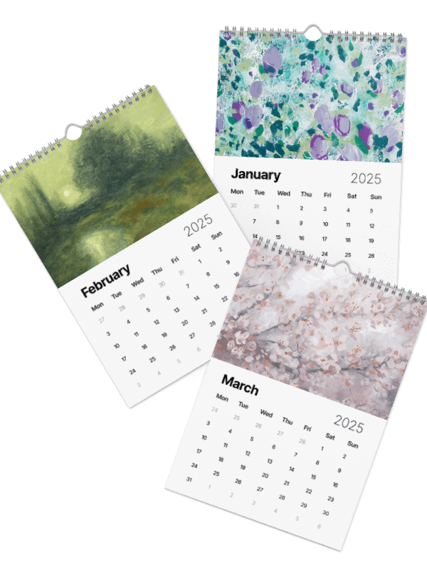 Nature's Magic - Traditional Art by Ruble | 2025 Calendar product image (2)