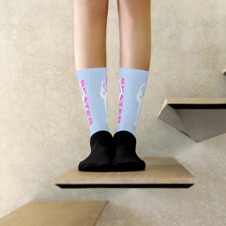 Light Blue SKATER Socks product image (7)