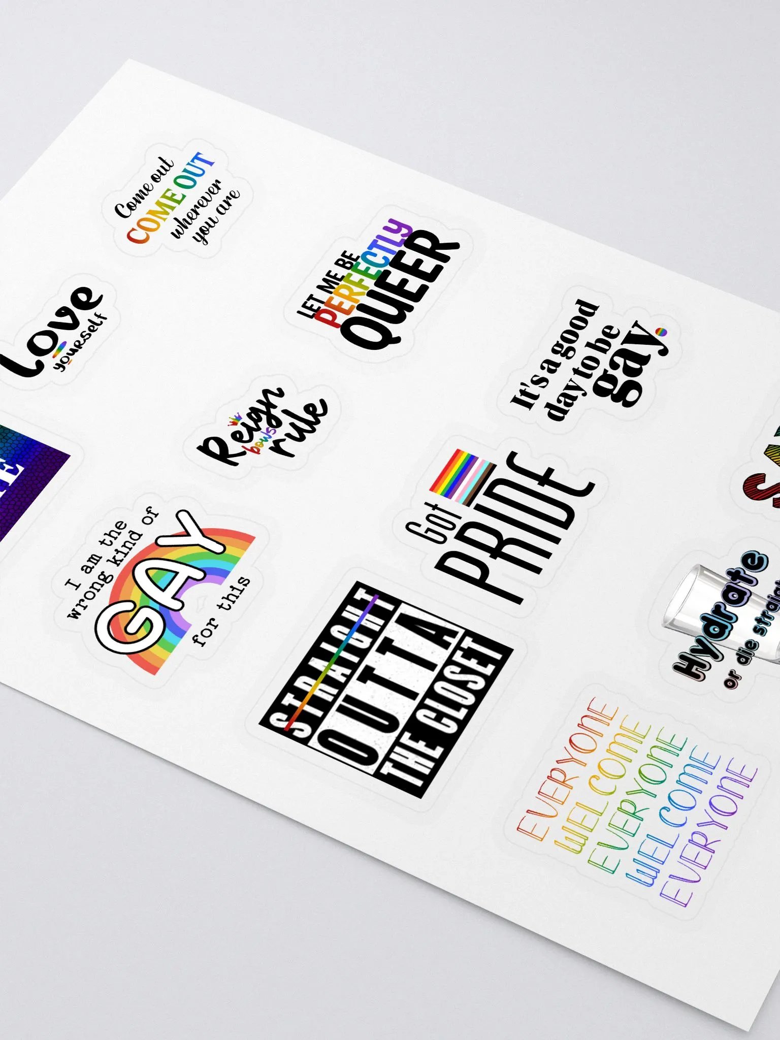 LGBT+ Pride (sticker sheet) product image (2)