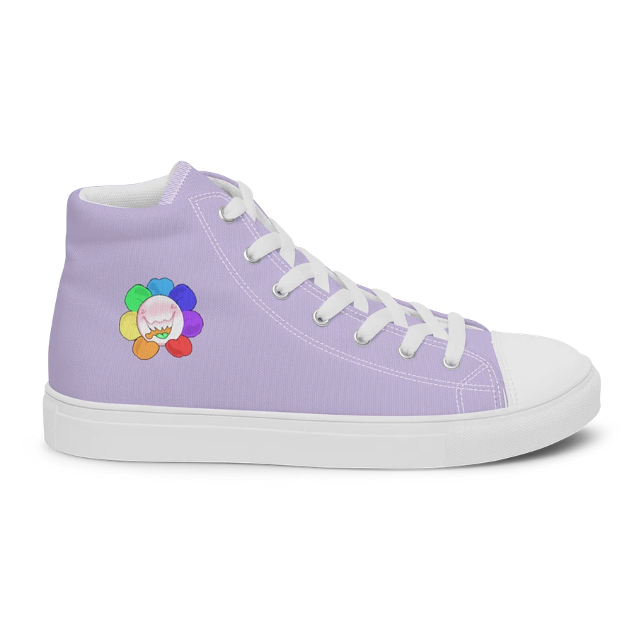 Pastel Purple and White Flower Sneakers product image (29)