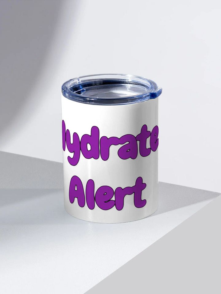 Hydrate Alert 10oz Stainless Steel Tumbler product image (2)