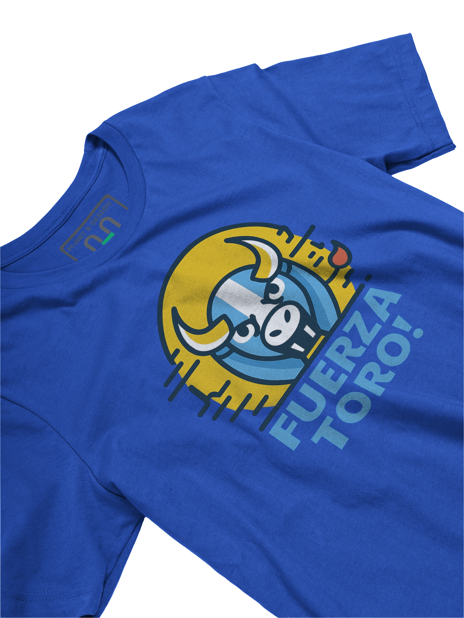 FUERZA TORO! Bull Power Graphic Tee – Bold Design by M-Art & Design product image (2)