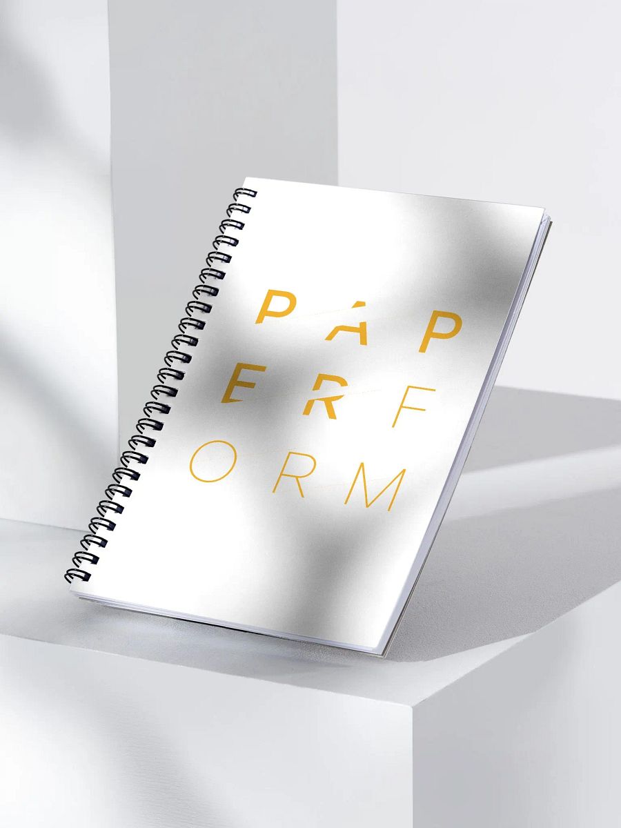 Diagonal Line Spiral Notebook product image (3)