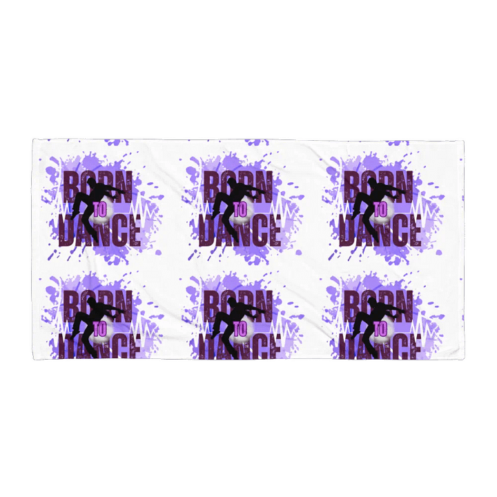 Born to Dance Explosion His Silhouette Towel product image (1)