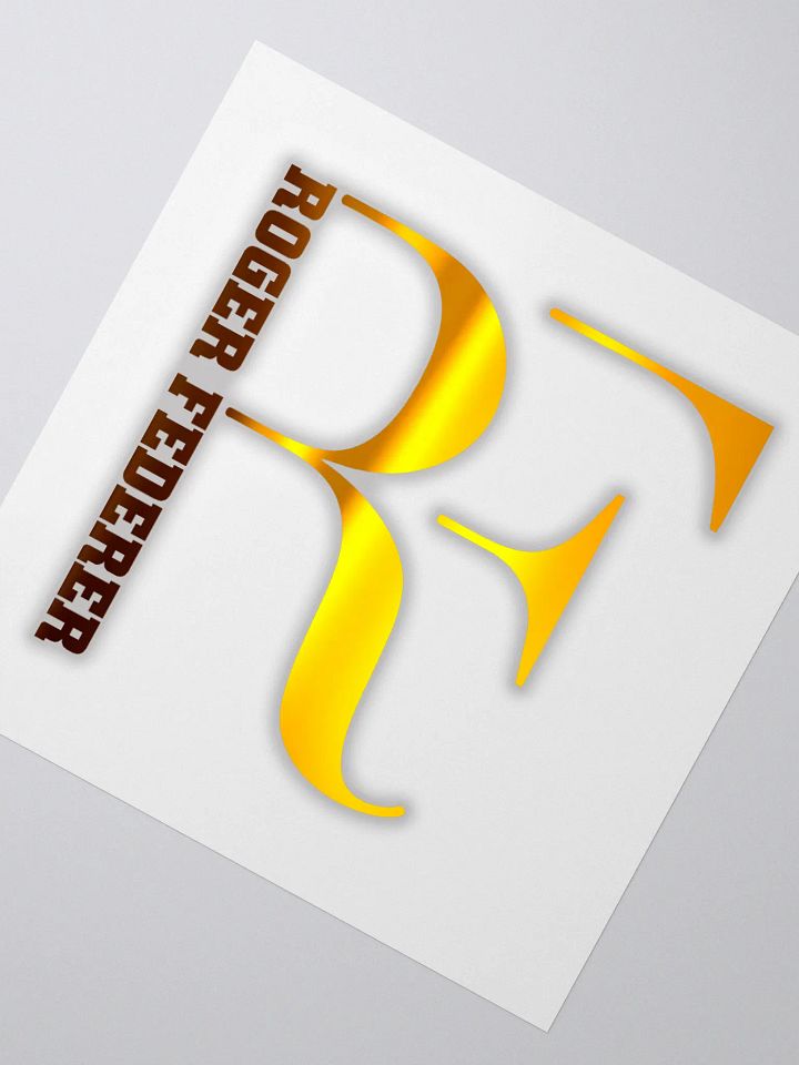 Golden RF Monogram Kiss Cut Stickers product image (2)