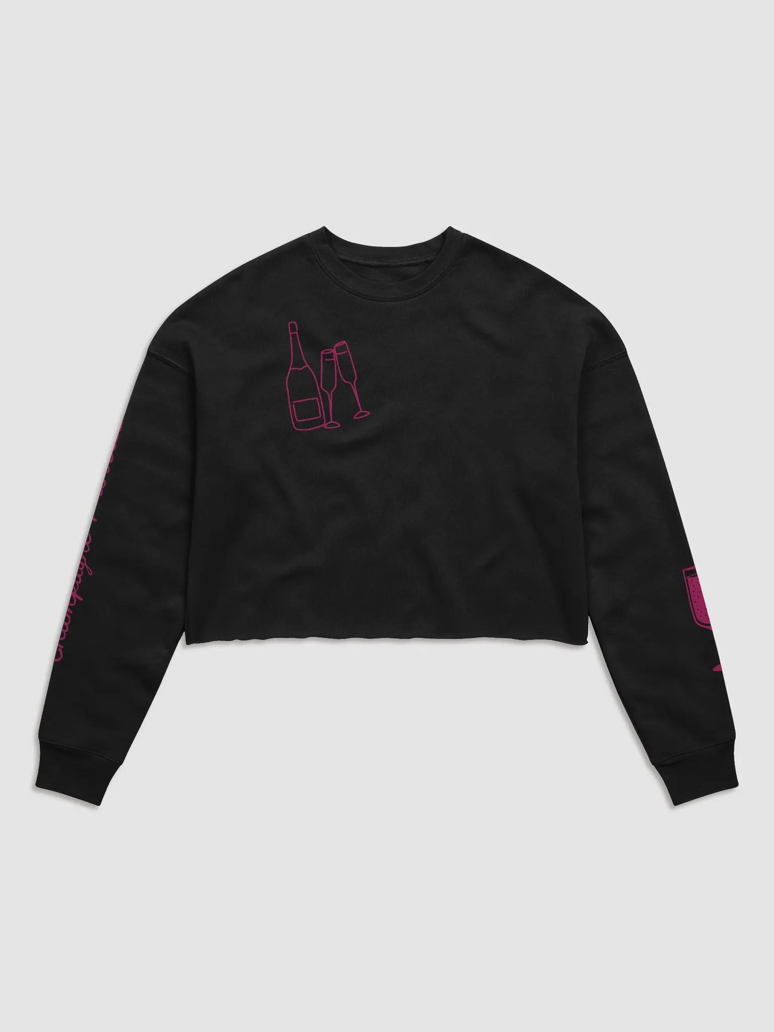 Champagne Princess Cropped Sweatshirt product image (2)