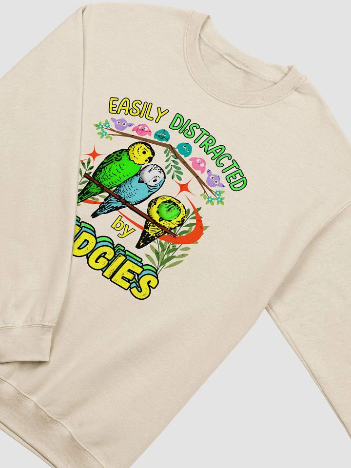 Easily Distracted by Budgies Sweatshirt product image (20)