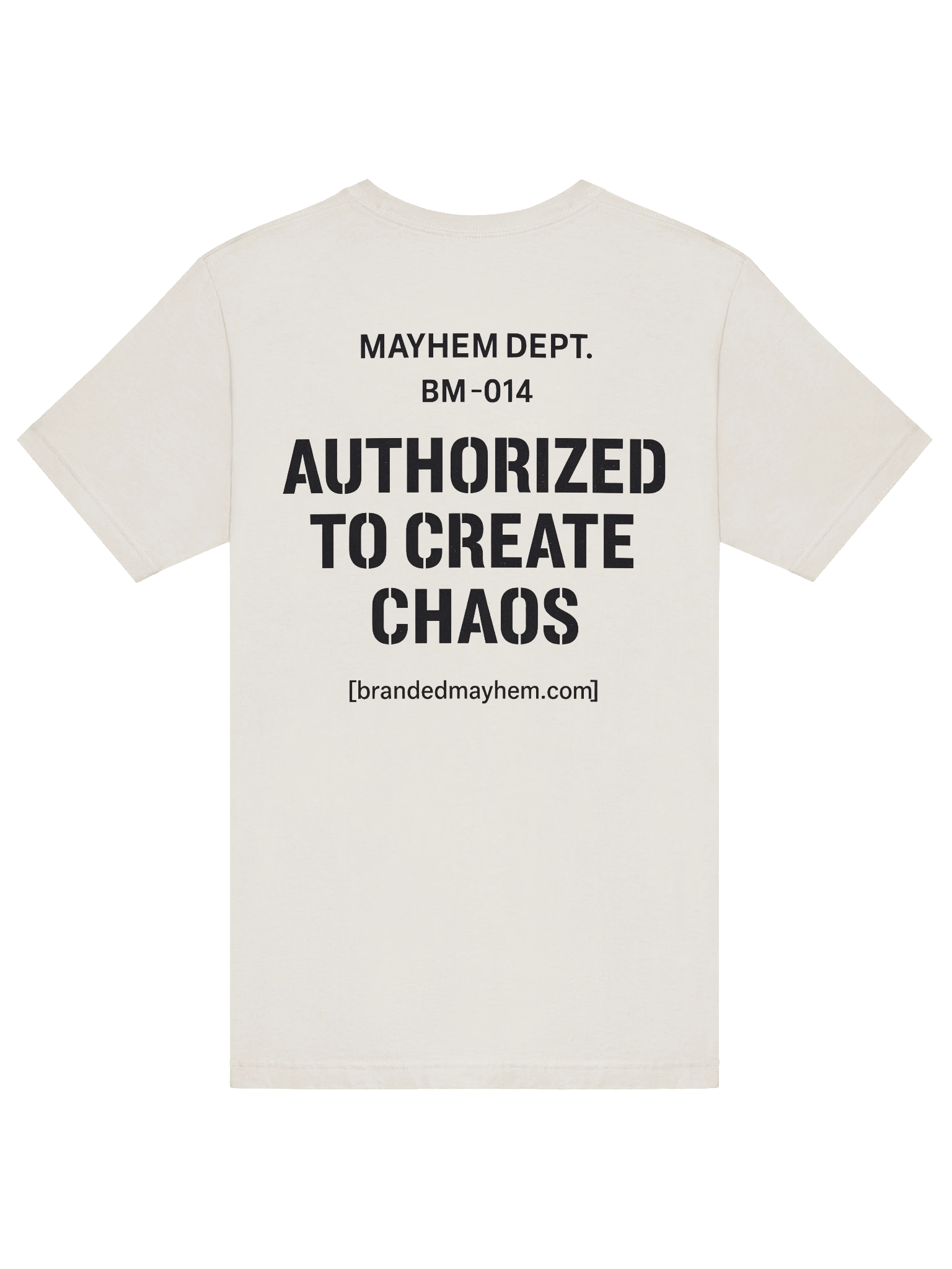 Authorized to Create Chaos Tee (Back Print) product image (6)