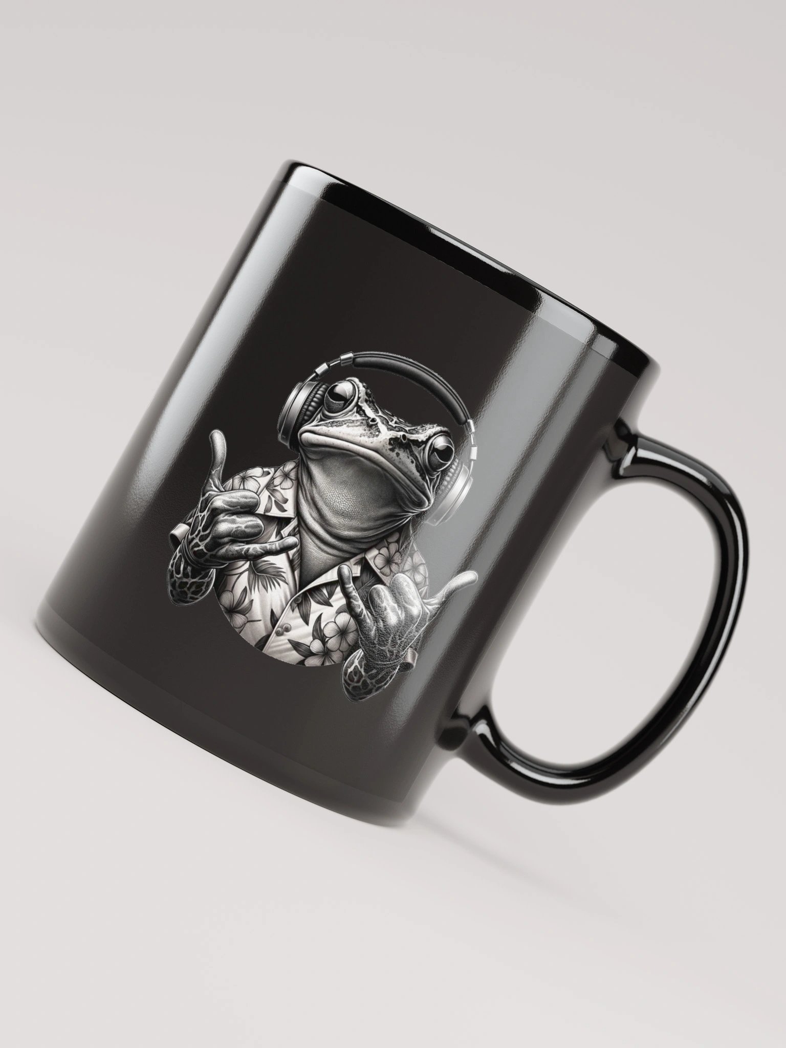 The HomeFrog Signature Mug Glossy Black product image (7)
