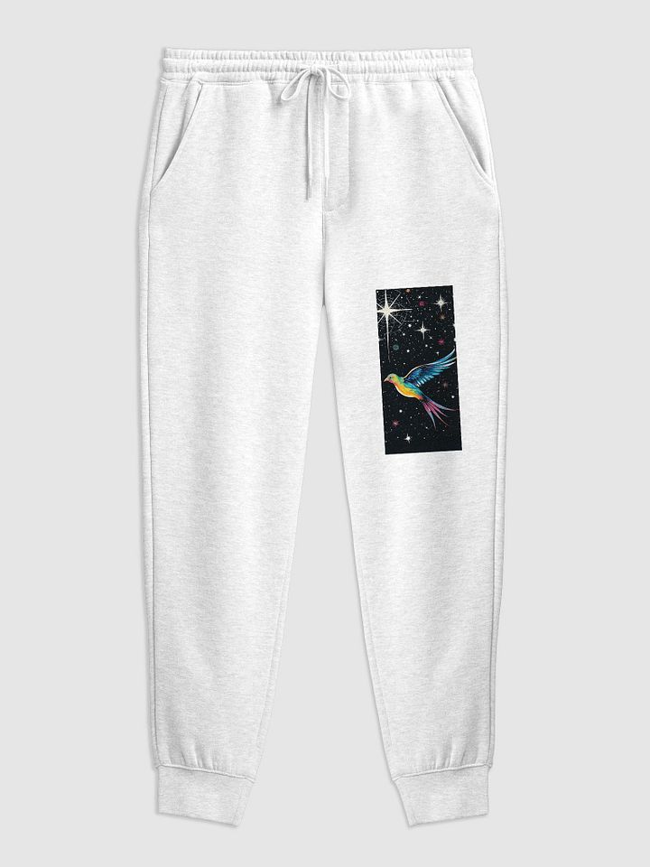 Starry Night Bird Fleece Joggers product image (1)
