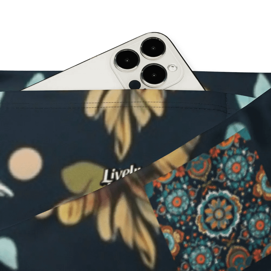 Symmetry Chic: All-Over Printed Flare Leggings product image (7)