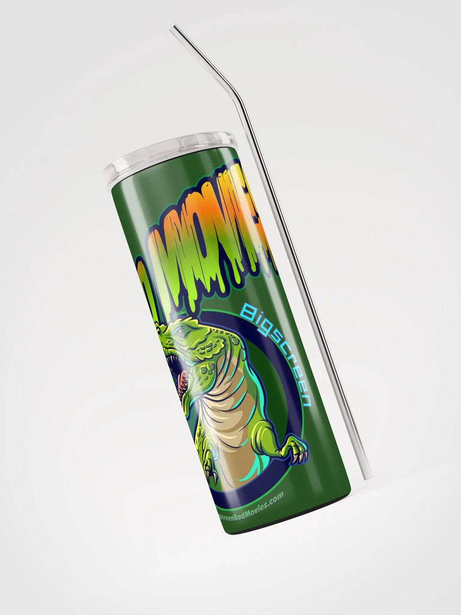 Bad Movies Green Steel Tumbler product image (3)