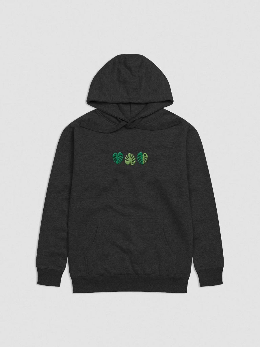 monstera embroidered hoodie product image (2)