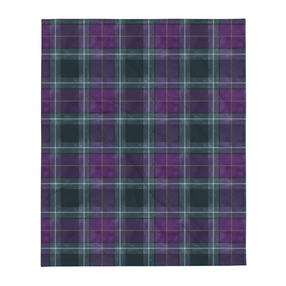 Purple/Green Plaid Blanket product image (8)